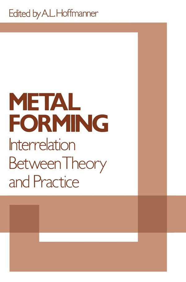 Metal Forming by A L Hoffmanner, Hardcover | Indigo Chapters