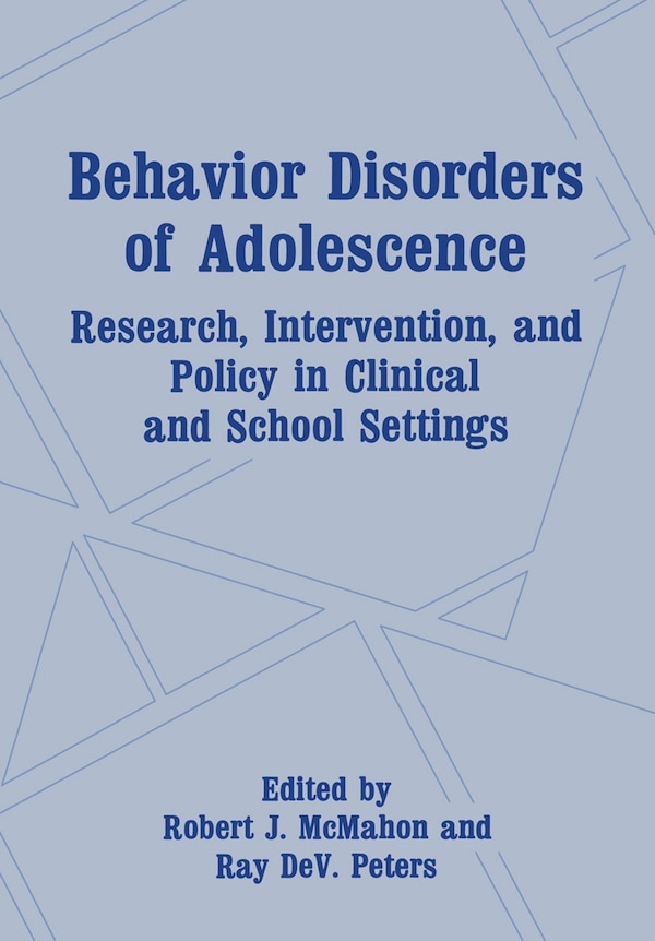 Behavior Disorders of Adolescence by MC MC Mahon, Hardcover | Indigo Chapters