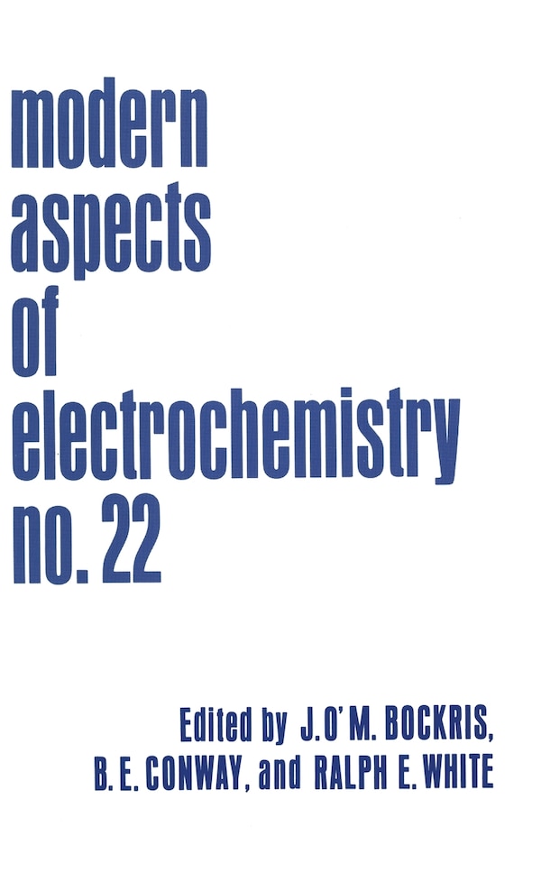 Modern Aspects of Electrochemistry by John O'm. Bockris, Hardcover | Indigo Chapters