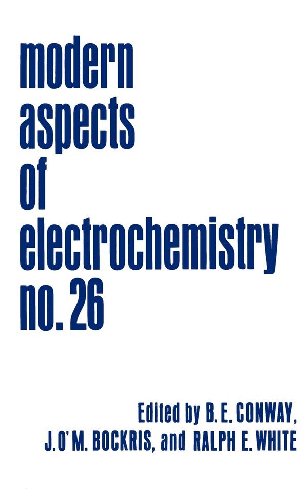 Modern Aspects of Electrochemistry by John O'm. Bockris, Hardcover | Indigo Chapters