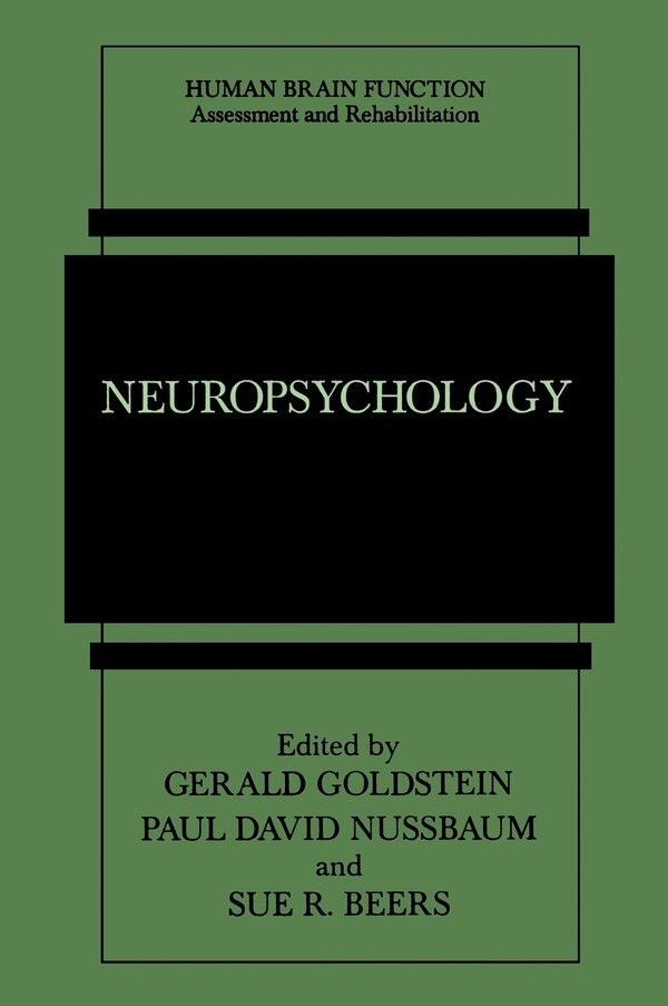 Neuropsychology by Gerald Goldstein, Hardcover | Indigo Chapters