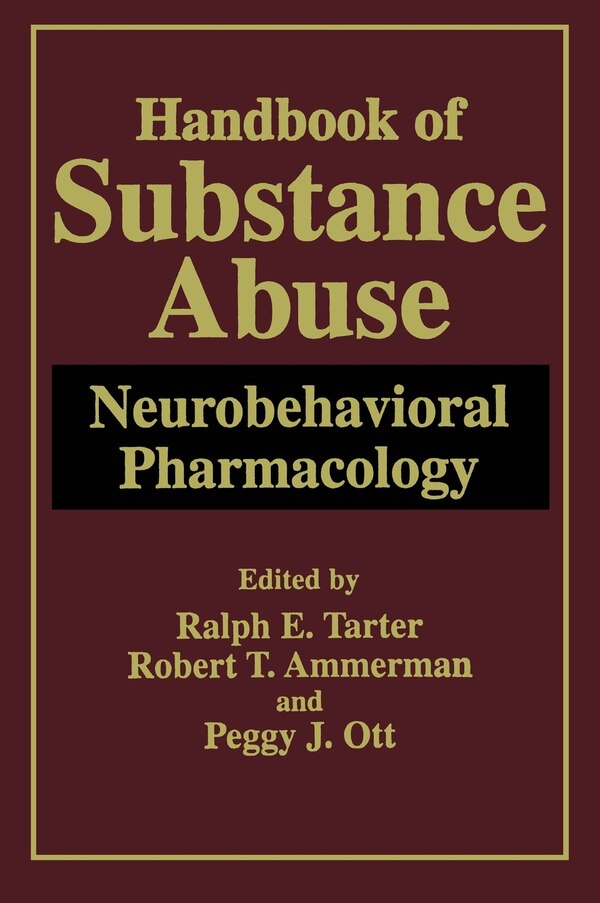 Handbook of Substance Abuse by Ralph E. Tarter Hardcover | Indigo Chapters