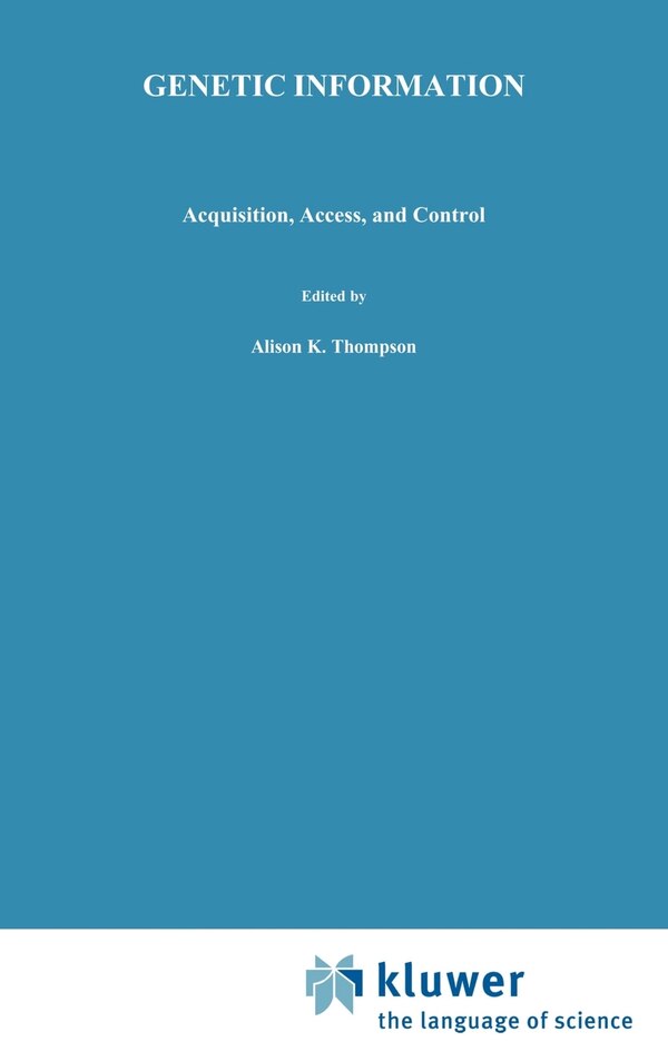 Genetic Information by Alison K. Thompson, Hardcover | Indigo Chapters