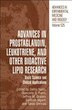 Advances in Prostaglandin Leukotriene and other Bioactive Lipid Research by Zeliha Yazici, Hardcover | Indigo Chapters