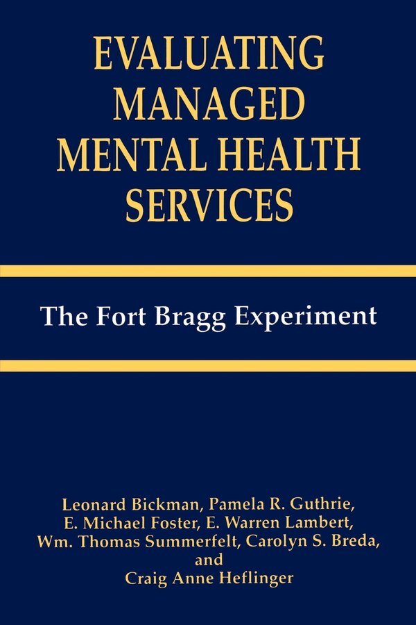 Evaluating Managed Mental Health Services by Leonard Bickman, Paperback | Indigo Chapters