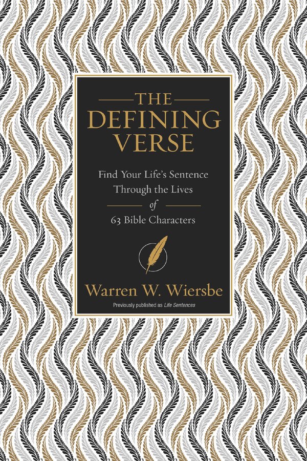 The Defining Verse by Warren W. Wiersbe, Perfect | Indigo Chapters