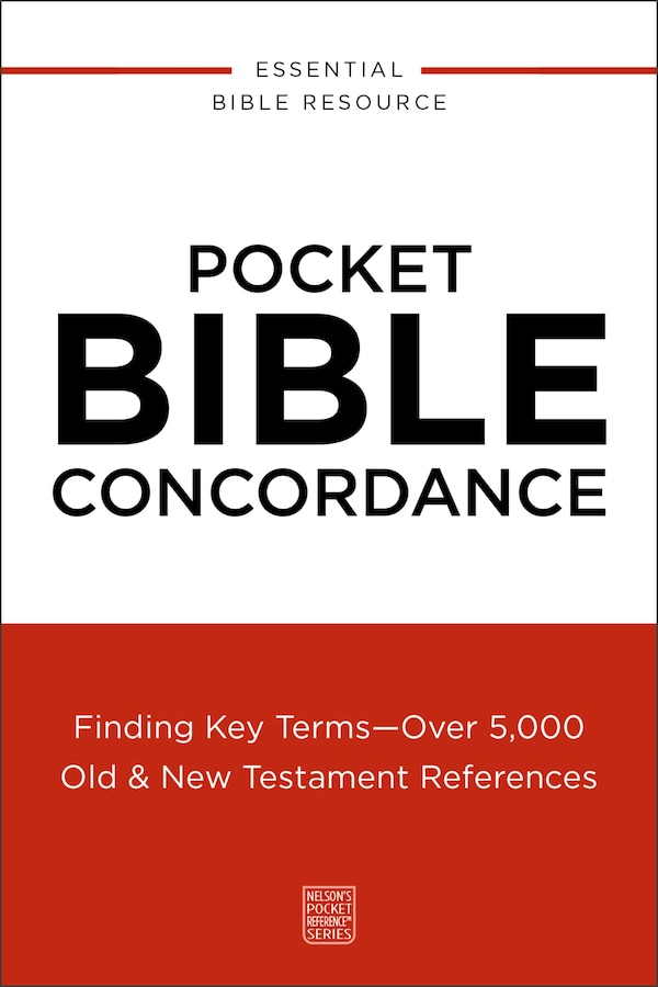 Pocket Bible Concordance by Thomas Thomas Nelson, Paperback | Indigo Chapters