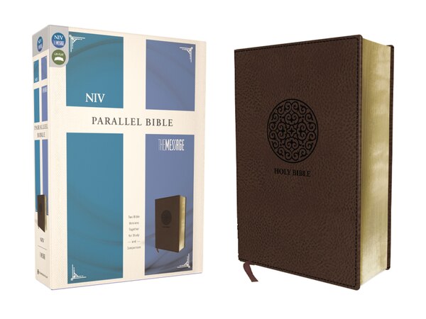 Niv The Message Parallel Bible Leathersoft Brown by Zondervan, Leather/Fine Binding | Indigo Chapters