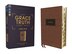 NIV The Grace and Truth Study Bible (Trustworthy and Practical Insights) Large Print Leathersoft Brown Red Letter Thumb Indexed | Indigo Chapters