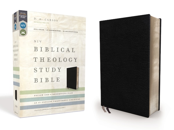 NIV Biblical Theology Study Bible (Trace the Themes of Scripture) Bonded Leather Black Thumb Indexed Comfort Print by Zondervan | Indigo Chapters