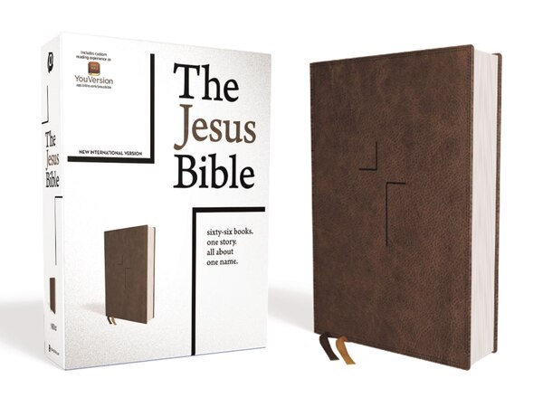 The Jesus Bible Niv Edition Leathersoft Brown Comfort Print by Zondervan Zondervan, Leather/Fine Binding | Indigo Chapters