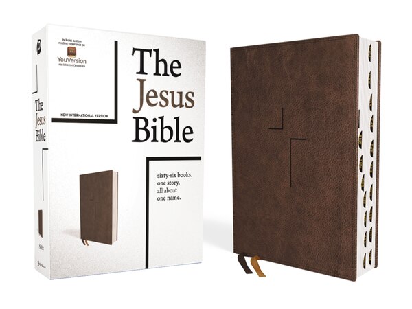 The Jesus Bible Niv Edition Leathersoft Brown Thumb Indexed Comfort Print by Zondervan Zondervan, Leather/Fine Binding | Indigo Chapters