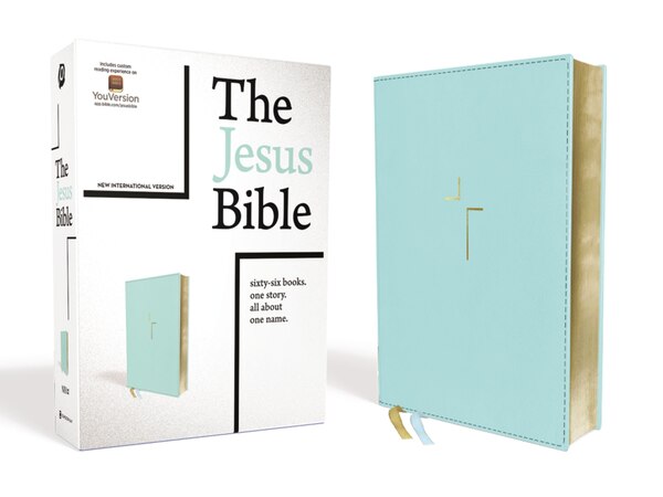 The Jesus Bible NIV Edition Leathersoft Teal Comfort Print by Zondervan Zondervan, Leather/Fine Binding | Indigo Chapters