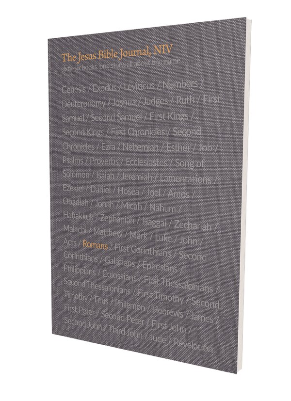 The Jesus Bible Journal Romans Niv, Paperback Comfort Print by Zondervan | Indigo Chapters