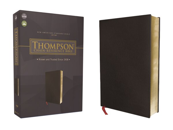 Nasb Thompson Chain-reference Bible Bonded Leather Black Red Letter 1977 Text by Zondervan, Leather/Fine Binding | Indigo Chapters