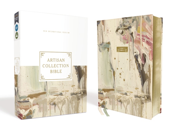 Niv Artisan Collection Bible Leathersoft Multi-color/cream Red Letter Comfort Print by Zondervan, Leather/Fine Binding | Indigo Chapters