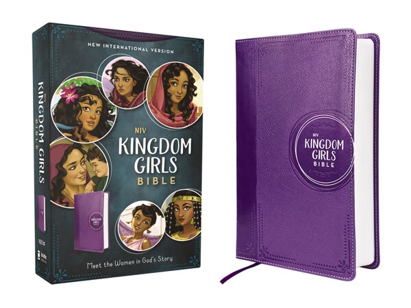 NIV Kingdom Girls Bible Full Color Leathersoft Purple Comfort Print by Jean E. Syswerda, Leather/Fine Binding | Indigo Chapters