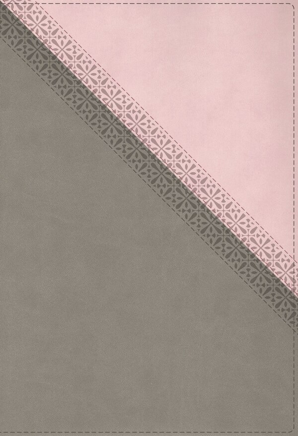 NIV Application Bible Large Print Leathersoft Pink/Gray Red Letter Thumb Indexed Comfort Print by Zondervan, Leather/Fine Binding | Indigo Chapters