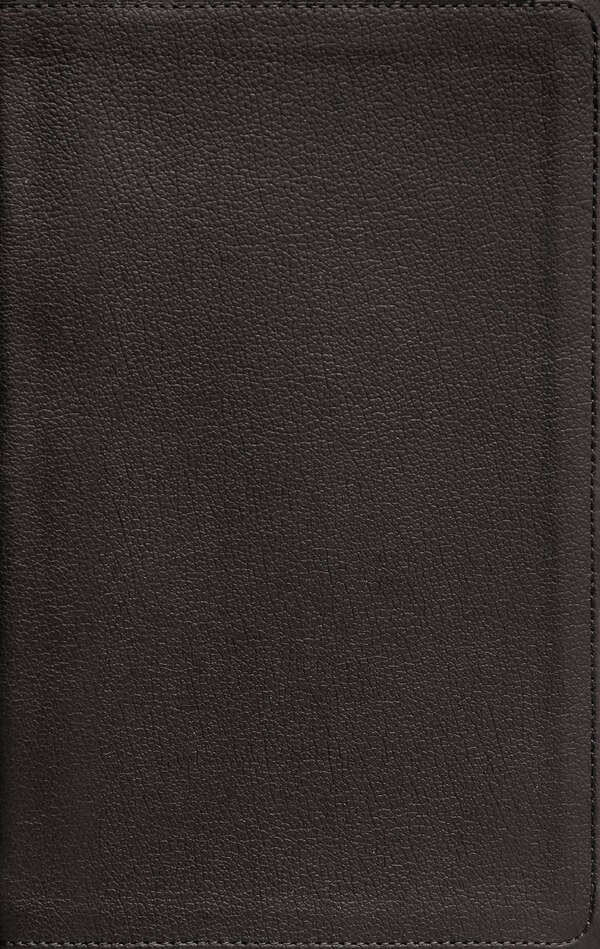 NASB Personal Size Bible Large Print Genuine Leather Calfskin Black Red Letter 1995 Text Thumb Indexed Comfort Print by Zondervan | Indigo Chapters