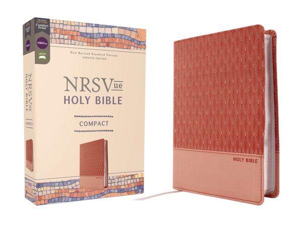 NRSVue Holy Bible Compact Leathersoft Peach Comfort Print by Zondervan, Leather/Fine Binding | Indigo Chapters
