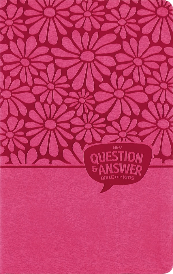 NIrV Question and Answer Bible for Kids Leathersoft Pink Comfort Print by Zondervan, Leather/Fine Binding | Indigo Chapters