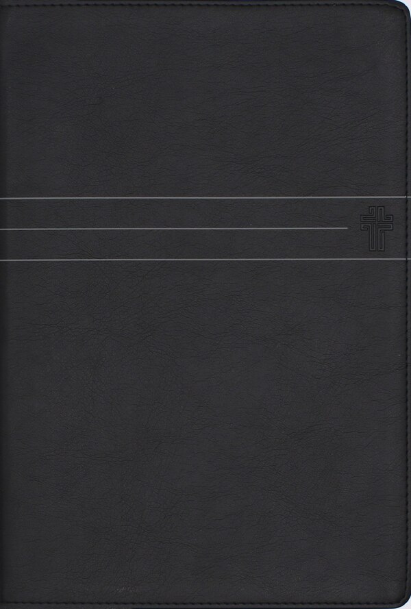 NIV Biblical Theology Study Bible (Trace the Themes of Scripture) Leathersoft Black Comfort Print by Zondervan, Leather/Fine Binding