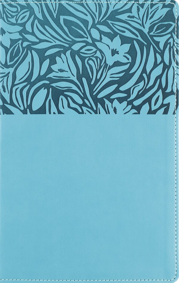 NASB Personal Size Reference Bible Large Print Paragraph Style Leathersoft Teal Red Letter Thumb Indexed 1995 Text Comfort Print by Zondervan