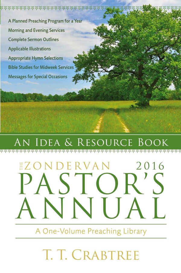 The Zondervan 2016 Pastor's Annual by T. T. Crabtree, Paperback | Indigo Chapters