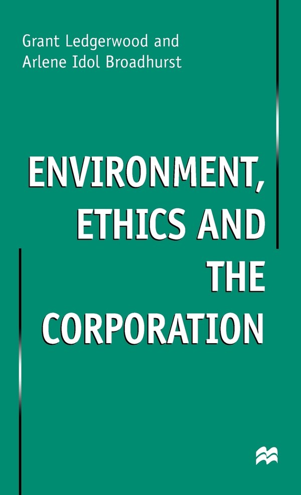 Environment Ethics And The Corporation by Na, Hardcover | Indigo Chapters