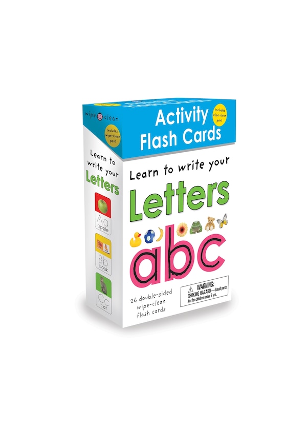 Wipe-clean: Activity Flash Cards Letters by Roger Priddy, Paperback | Indigo Chapters