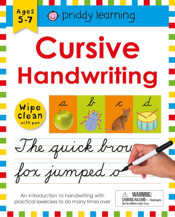 Wipe Clean Workbook: Cursive Handwriting by Roger Priddy, Spiral Bound | Indigo Chapters