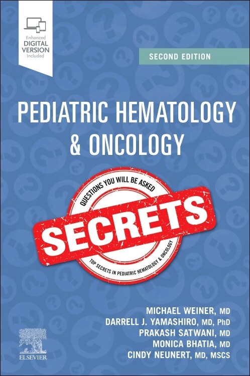 Pediatric Hematology And Oncology Secrets by Michael A. Weiner, Paperback | Indigo Chapters