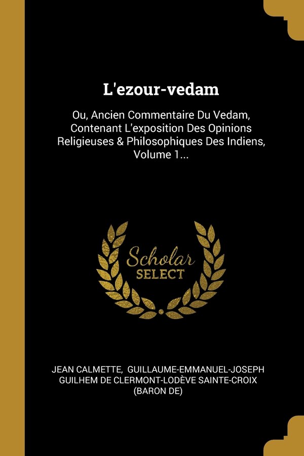 L'ezour-vedam by Jean Calmette, Paperback | Indigo Chapters