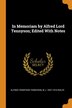 In Memoriam by Alfred Lord Tennyson; Edited With Notes by Alfred Tennyson Tennyson, Paperback | Indigo Chapters