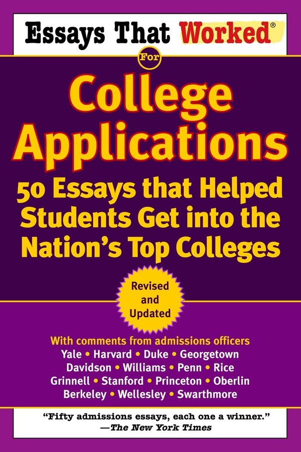 Essays That Worked For College Applications by Boykin Curry, Paperback | Indigo Chapters