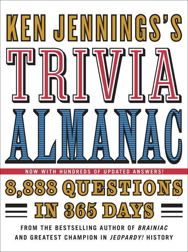 Ken Jennings's Trivia Almanac, Hardcover | Indigo Chapters