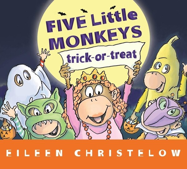 Five Little Monkeys Trick-or-treat Lap, Board Book by Eileen Christelow | Indigo Chapters