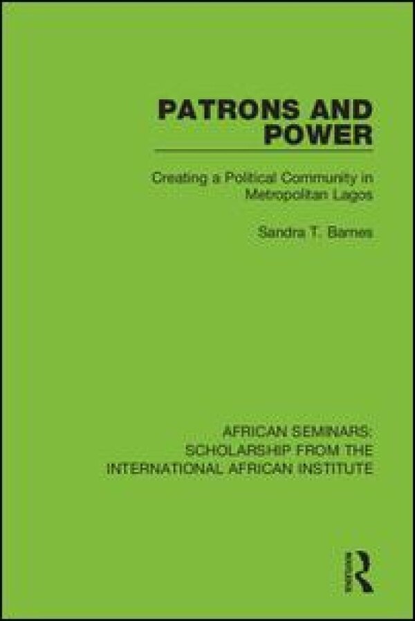 Patrons And Power by Sandra T. Barnes, Hardcover | Indigo Chapters