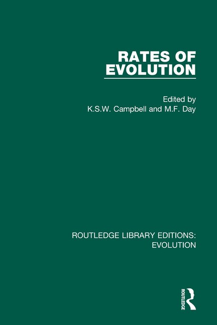 Rates Of Evolution by K.S. W Campbell, Paperback | Indigo Chapters