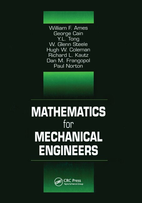 Mathematics For Mechanical Engineers by William F. Ames, Paperback | Indigo Chapters