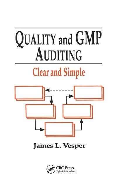 Quality And Gmp Auditing by James L. Vesper, Paperback | Indigo Chapters