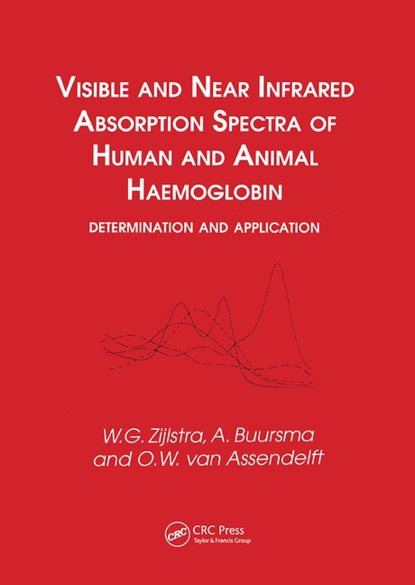 Visible and Near Infrared Absorption Spectra of Human and Animal Haemoglobin determination and application by Williem.G. Zijlstra, Paperback