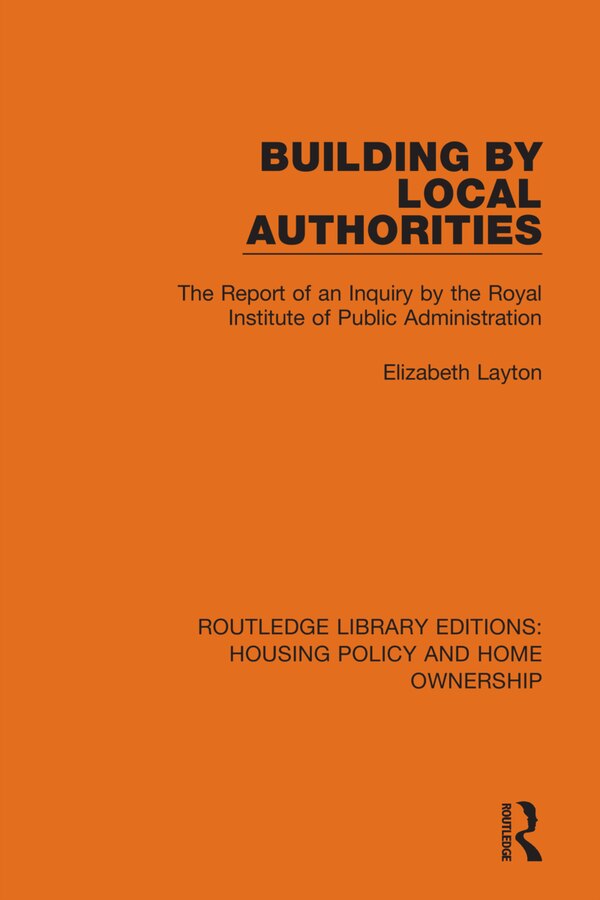 Building by Local Authorities by Elizabeth Layton, Paperback | Indigo Chapters