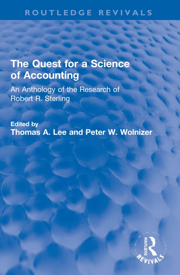The Quest for a Science of Accounting by Thomas A. Lee, Paperback | Indigo Chapters