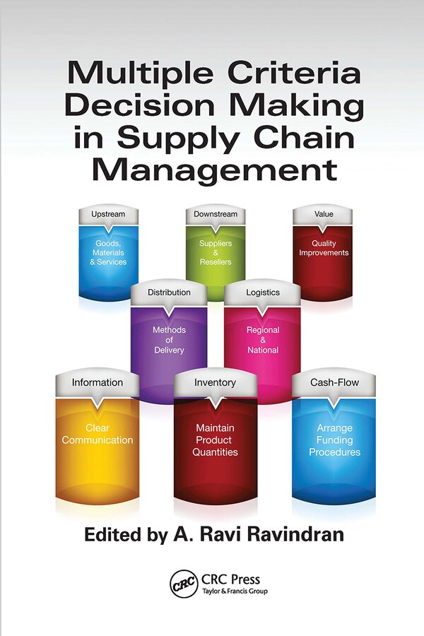 Multiple Criteria Decision Making In Supply Chain Management by A. Ravi Ravindran, Paperback | Indigo Chapters