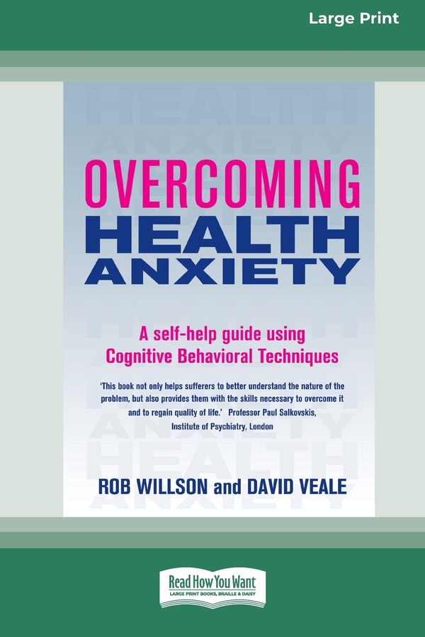 Overcoming Health Anxiety by Rob Willson, Paperback | Indigo Chapters