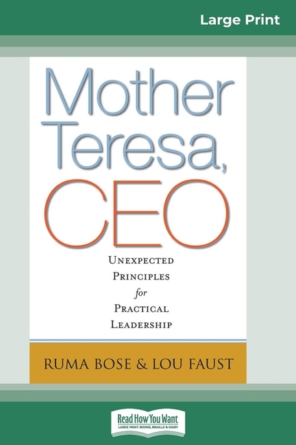 Mother Teresa Ceo by Ruma Bose, Paperback | Indigo Chapters