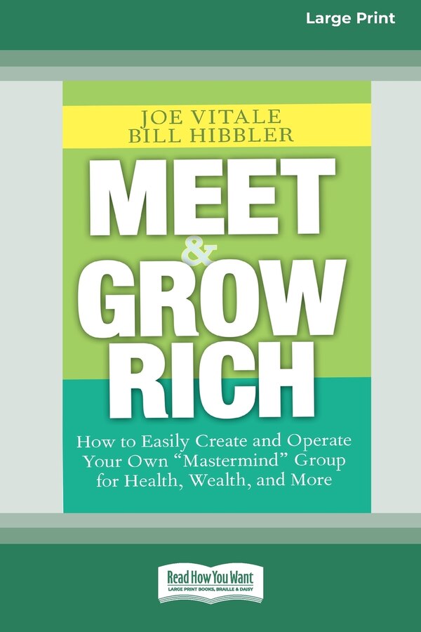 Meet and Grow Rich by Joe Vitale, Paperback | Indigo Chapters