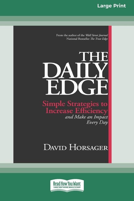 The Daily Edge by David Horsager, Paperback | Indigo Chapters