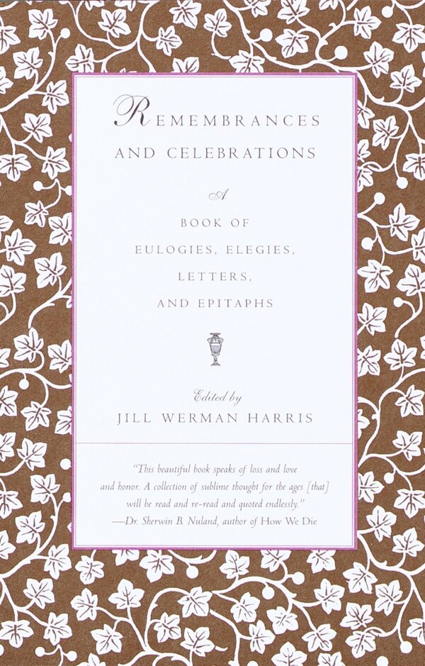 Remembrances And Celebrations by Jill Werman Harris, Paperback | Indigo Chapters